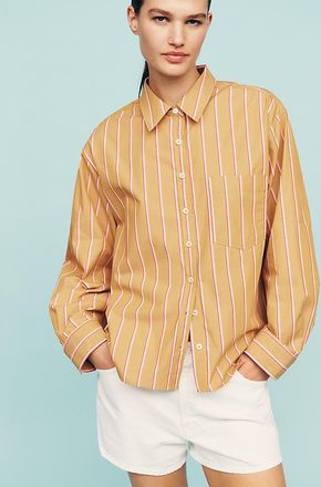 Maeve Shrunken Bennet Buttondown Shirt