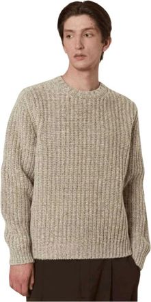 Daniele Fiesoli Paricollo-76 Pannamix - Heren - Truien - Beige - Maat: L Wol
