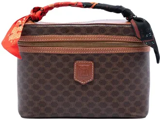 Celine Pre-owned Celine Macadam Coated Canvas Vanity Bag Ladies TVGNP4Y7PGOGWQGG