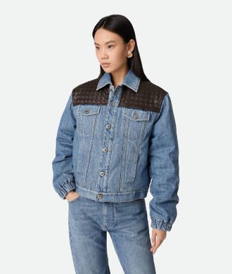 Bottega Veneta Giacca In Denim Indaco Vintage - Bottega Veneta