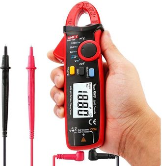 OEM Mini Pinza Amperim&eacute;trica Digital Port&aacute;til De Verdadero Valor Eficaz Ca/cc, Comprobador De Resistencia Y Capacitancia