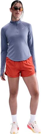 Nike Dames-T-shirt met raglanmouwen en lange mouwen (Indigo)
