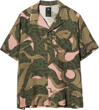 maharishi Camicia con stampa - Rosa