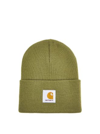Carhartt Work in Progress Mens Acrylic Watch Beanie Hat Green