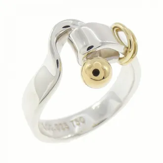 Tiffany & Co. Yellow Gold (18K) Silver 925 Band Ring (Pre-Owned)