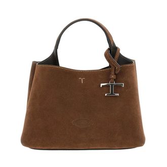 Tod's Tassen, Dames, Bruin, ONE Size, Leer, T Timeless Micro Bag