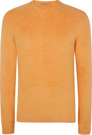 Nuur Long Sleeves Pressed Gauze Round Neck Sweater