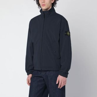 Stone Island Navy blue zip-up jacket