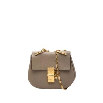 Chlo&eacute; Borsa a tracolla Drew Pre-owned - - Pre-owned - Donna - Grigio - ONE SIZE