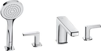 Roca Roca - Grifo Bimando De Repisa Para Ba&ntilde;o Y Ducha L90