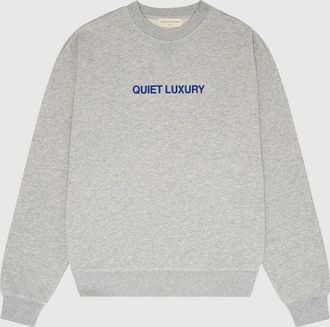 Museum of Peace and Quiet Womens Quiet Luxury Crewneck Sweatshirt In Ash