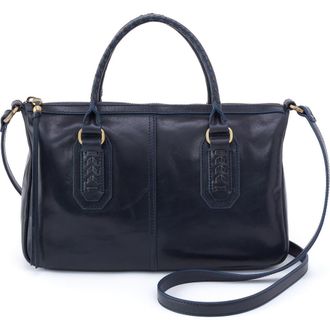 Hobo Expedition Leather Satchel in Navy Horizon at Nordstrom