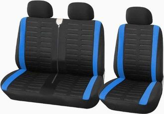 OEM Fundas De Asiento Universales Para Furgonetas, Dise&ntilde;adas Para Modelos Con 2+1 Asientos Delanteros, Lavables, Color Blanco Roto