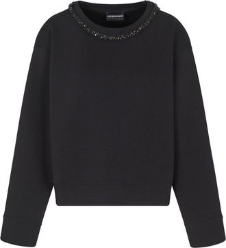 Emporio Armani Cotton Crewneck Sweatshirt
