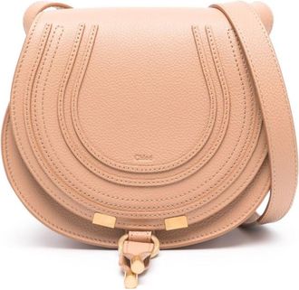 Chlo&eacute; Beige Marcie Small Crossbody Bag