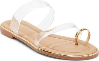 Rachel Roy Boca Slide Sandal in Clear at Nordstrom Rack, Size 8.5