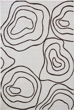 Nazar Rugs Alfombra de interior con motivo abstracto org&aacute;nico 100x150 cm