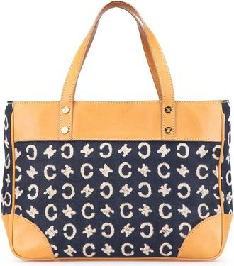 Celine Borsa a mano C Macadam in denim 2001 - Blu