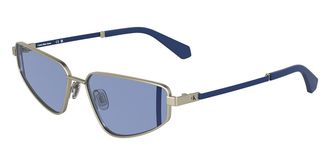 Calvin Klein Jeans CKJ25200S 718 Womens Sunglasses Gold Size 57