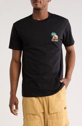 Billabong Cross Palms Graphic T-Shirt in Black at Nordstrom Rack, Size Medium