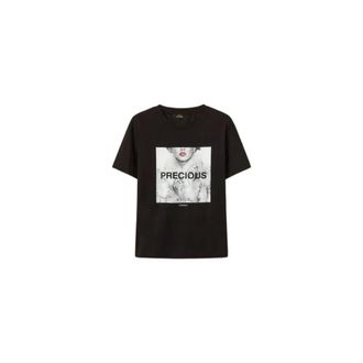 Twinset Dames, Tops, Zwart, Maat: M Katoen