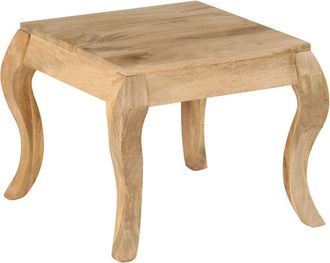 vidaXL Mesa Auxiliar 45x45x40 Cm Madera Maciza De Mango Vidaxl