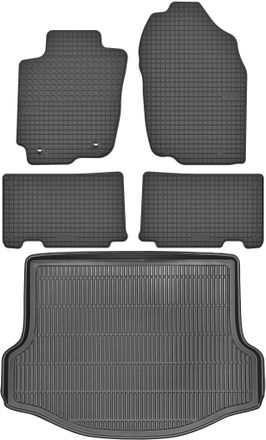 OEM Juego De Alfombrillas De Goma Para Coche Y Maletero Para Toyota Rav-4 Iv Suv (2013-2019)