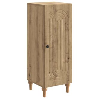 vidaXL Aparador Roble Artisan 33 X 34,5 X 90 Cm Madera De Ingenier&iacute;a Vidaxl