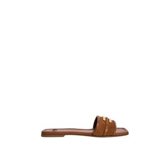Elisabetta Franchi Sliders, female, Brown, Size: 8 1/2 US Sliders