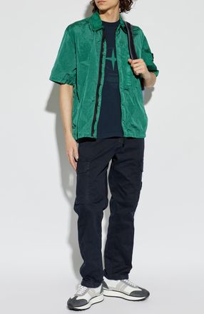 Stone Island Short-sleeve Shirt, Mens, Green