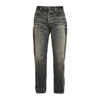 Fear of God Straight Jeans, male, Gray, Size: W34 Straight 5 Pocket Jean
