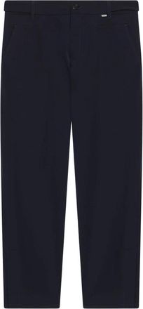 GCDS Rechte Chino Broeken - Heren - Straight fit broeken - Blauw - S - Broeken