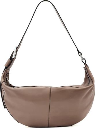 AllSaints Luna Leather Shoulder Bag in Mocha Brown at Nordstrom
