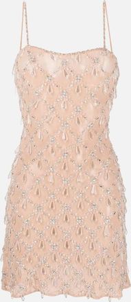 Oceanus Womens Arabella Hand Beaded Crystal Dress Multi Colour - Pink - Size: 18/16