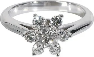 Tiffany & Co. Flower Platinum 0.48 ct. tw. Diamond Ring (Authentic Pre-Loved)