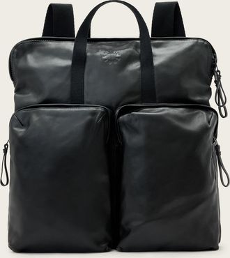 AllSaints Sheep Leather Haven Force Leather Backpack, Size: One Size
