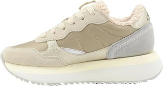 Sun 68 Dames, Schoenen, Beige, Maat: 39 EU Leer