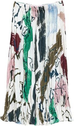 Paul Smith Midi Skirts, female, Multicolor, XS, Gonna Pieghe Fantasia Pittori