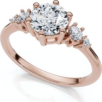 Pompeii3 EF/VS 1Ct Diamond Engagement Ring 14k Gold or Platinum Lab Grown