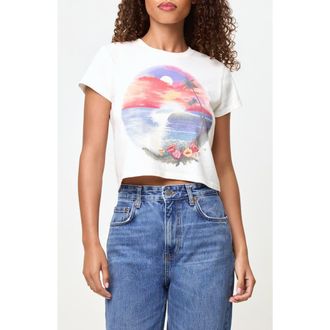 L*Space Merci Baby T-Shirt in Airbrush Tourist Tee at Nordstrom, Size X-Small