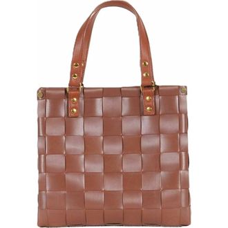 Handed By Char Recycled Plastic Handbag in Autumn Brown at Nordstrom, Size Small