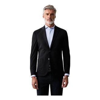 Karl Lagerfeld Heren, Jassen, Blauw, Maat: XL Viscose