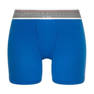 Versace Bottoms, female, Blue, Size: 2XL Cotton Boxer Briefs