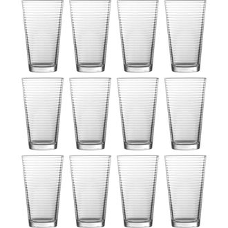 Fortessa Arcade Mixing Pint Glass Set of 12 in Clear at Nordstrom Rack