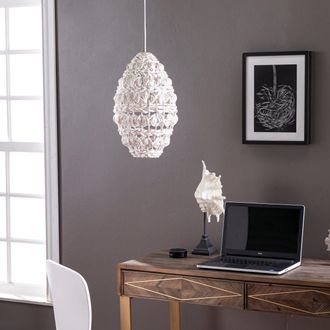 SEI Rosemill Woven Pendant Shade