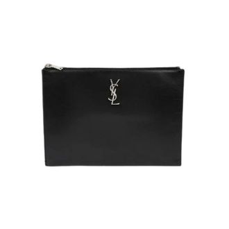 Saint Laurent Pre-owned Tablet Clutch - unisex - Yves Saint Laurent Vintage - Vintage Clutches - Black - ONE SIZE - Pre-owned