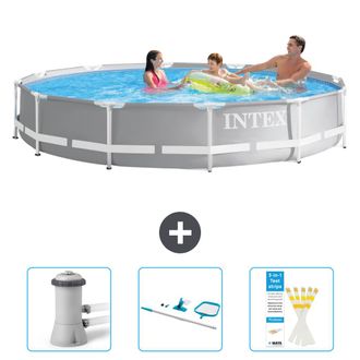 Intex Piscina Prism Frame Redonda - 366x76 Cm - 6-piezas Scb82