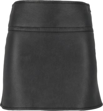 Ermanno Scervino Gonna Short Leather Skirt