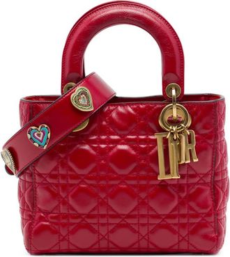 Dior Pre-owned Dior Small Crinkled Patent Cannage My ABCDior Lady Satchel Ladies XJBRYZV4VM1XZ7T4