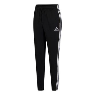 adidas M 3s Sj to Pt Classic Stripe Knit Sports Pants Black GK8995